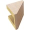 Ekena Millwork 4"W x 4"D x 4"H Wide Concord Rough Cedar Woodgrain TimberThane Corbel, Primed Tan CORUR04X04X04CONRCPR - alternate 4
